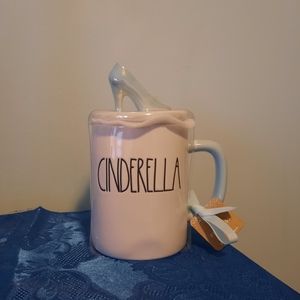 NEW RAE DUNN Cinderella double sided mug
